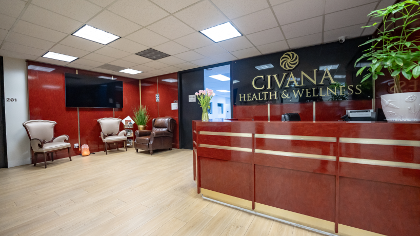 Civana Health and Wellness reception desk