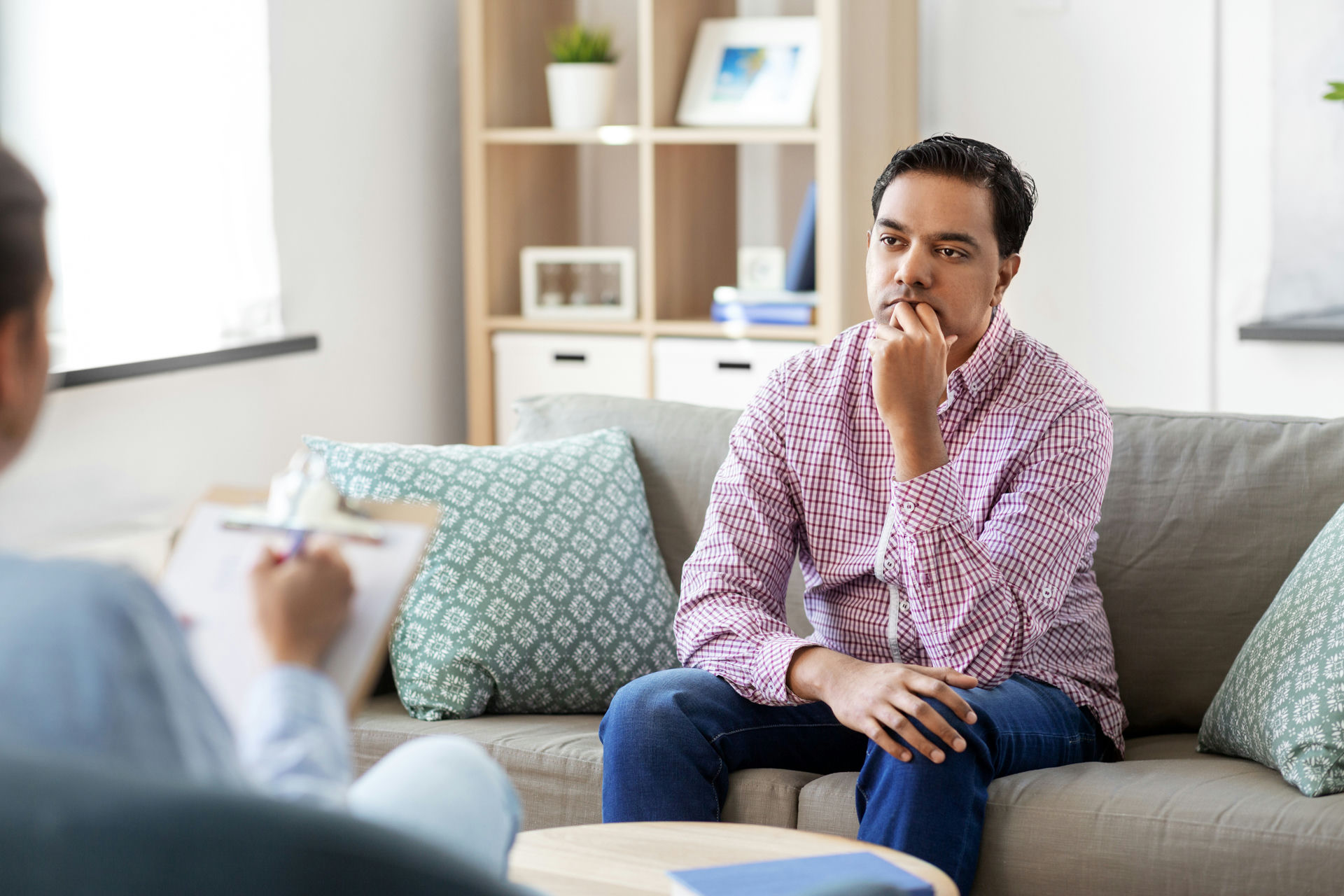 man attending an addiction treatment program in Piru, CA