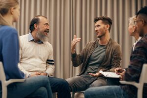 group therapy session at premier drug and alcohol rehab in San Marino, California